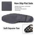 thumbnail image 5 of CHICVOMEY Womens Polka Dot Mesh Mary Jane Flats Square Toe Crisscross Ankle Strap Ballet Shoes Sheer Breathable Slip On Flat Sandals for Summer Party Daily Wear, 5 of 8
