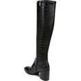 thumbnail image 3 of Franco Sarto Women's Talfer Knee High Boot Black Croc 10M, 3 of 5
