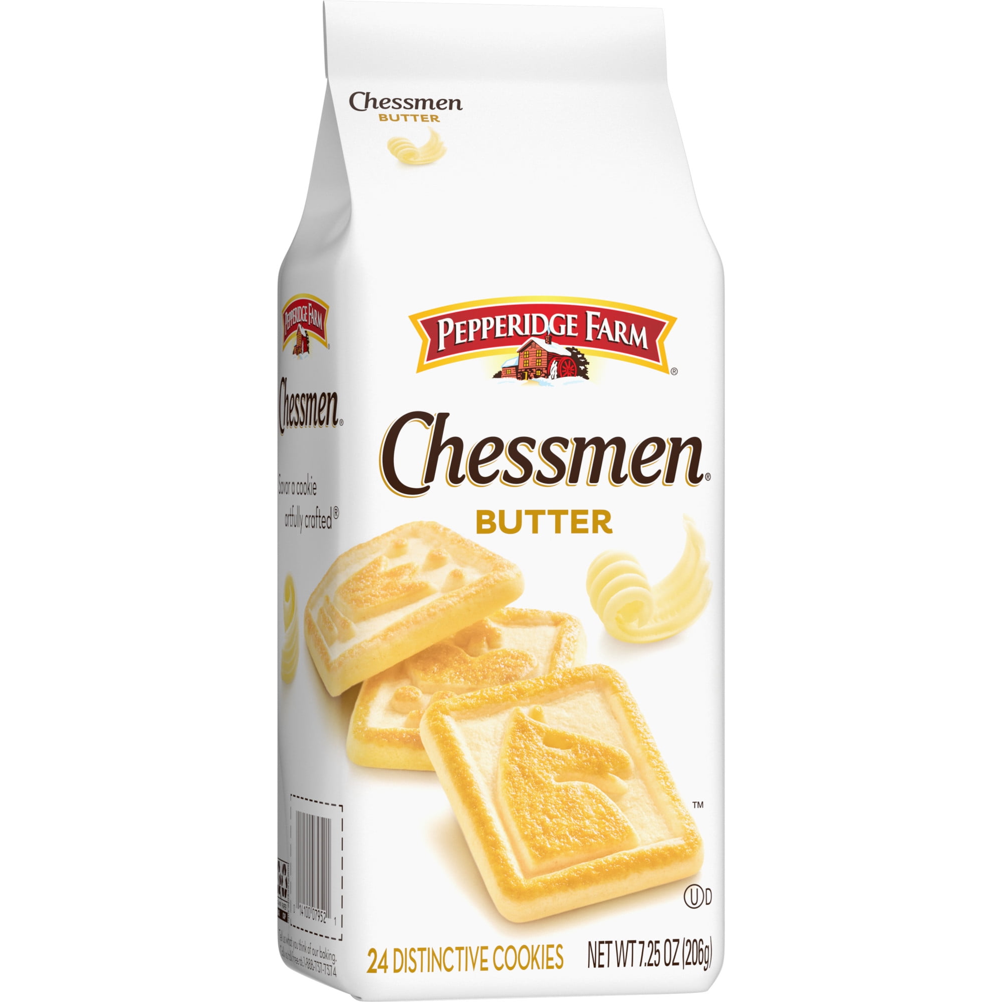 Pepperidge Farm Chessmen Butter Cookies, 7.25 Oz Bag