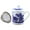 Blue Village, variant on Porcelain Tea Cup/Coffee Mug with Handy Lid,Chinaware Cup with Inner Strainer,Convenient Mug for Home/Office,5+ Optional Elegant Patterns (Peony)