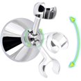 thumbnail image 3 of Wall Mounted Shower Holder Wall Mounted Hand Shower Holder 360 Swivel For Hand Shower Or Shower Head, 3 of 5