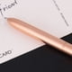 thumbnail image 4 of Bolígrafo de metal con decoración de diamantes de imitación, regalo, papelería, artículos de oficina (oro rosa), 4 of 9