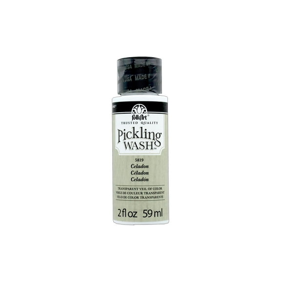 Plaid Folkart Pickling Wash 2oz Celadon