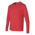 thumbnail image 2 of Next Level Apparel Tri-Blend Long-Sleeve Hoody (6021) Vintage Red, M, 2 of 5