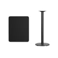 thumbnail image 2 of Flash Furniture 24X30 Laminate Table-Rd Base In Black, 2 of 2