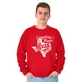 thumbnail image 5 of Texas Everything's Bigger State Shape Sweatshirt for Men or Women Brisco Brands S, 5 of 6