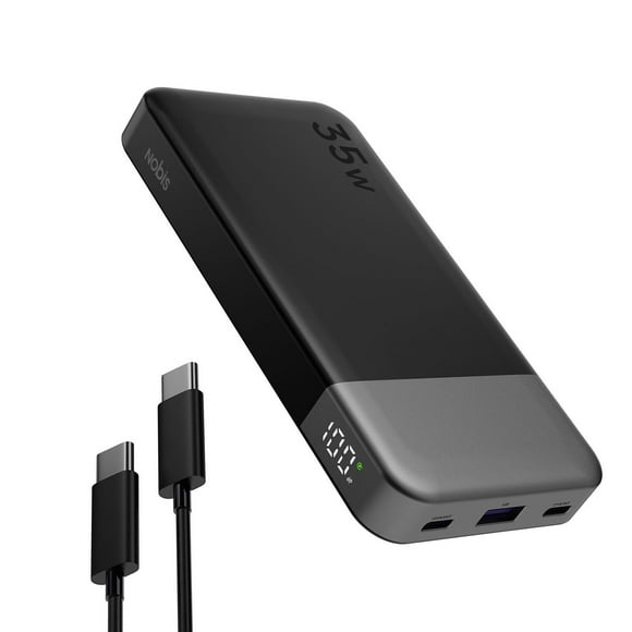 Cargador portátil NOBIS Power Bank de 10000 mAh de carga rápida