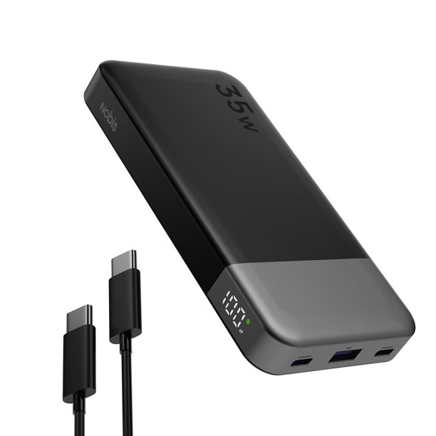 Cargador portátil NOBIS Power Bank de 10000 mAh de carga rápida