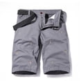 thumbnail image 4 of Bpyeka Men's Casual Embroidered Chino Shorts, Solid Cotton Blend Straight Leg Shorts with Pockets for Work, Golf and Everyday, 4 of 9