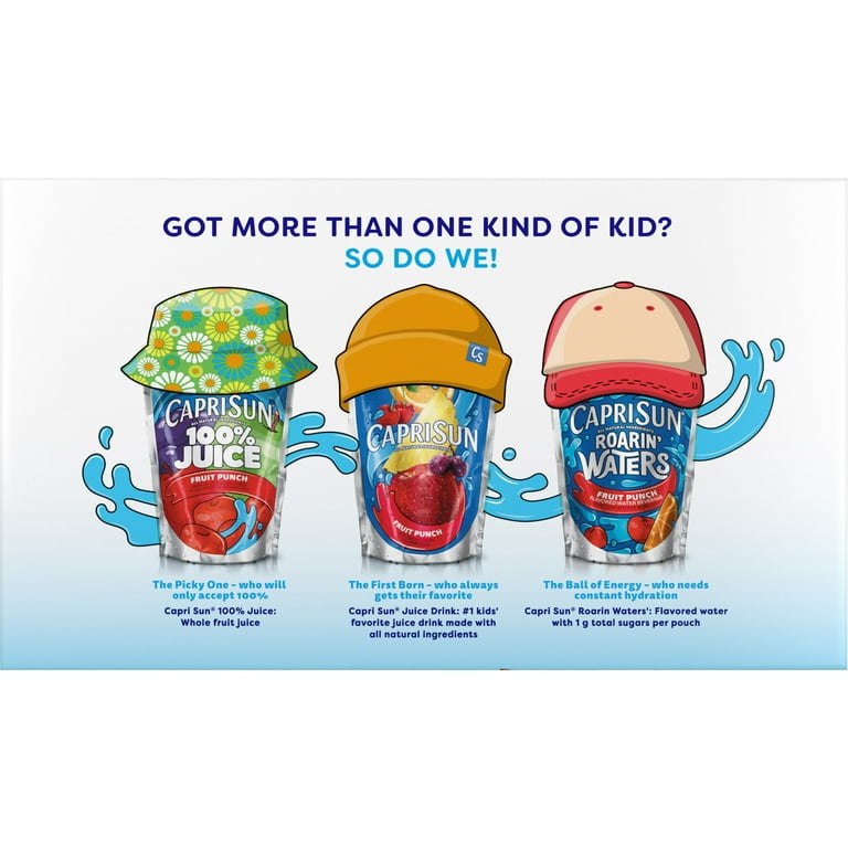 Capri Sun Roarin' Waters Tropical Punch, 10 Pouches, 6oz, 4 Pack photo 8