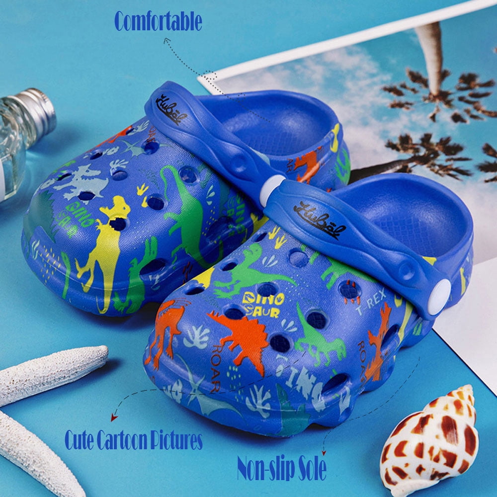 Drecage Toddler Garden Clogs for Boys Girls Slip on Beach Sandals Kids