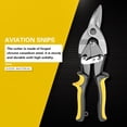 thumbnail image 2 of Tin Snips, Aviation Cutters  Vanadium Steel Professional And Practical Sturdy  For Cutting Aluminum Sheet Metal For Leather Card Board And Plastic, 2 of 8