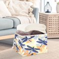 thumbnail image 5 of 40L Lidded Home Storage Bins Foldable Storage Box with Handle for Home Bedroom Closet, Dragonfly Printed, 5 of 7