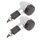 thumbnail image 5 of 2 luces intermitentes universales para motocicleta, luz amarilla de alta visibilidad, 12 V, rosca de 10 mm/0,4 pulgadas, color blanco, 5 of 14