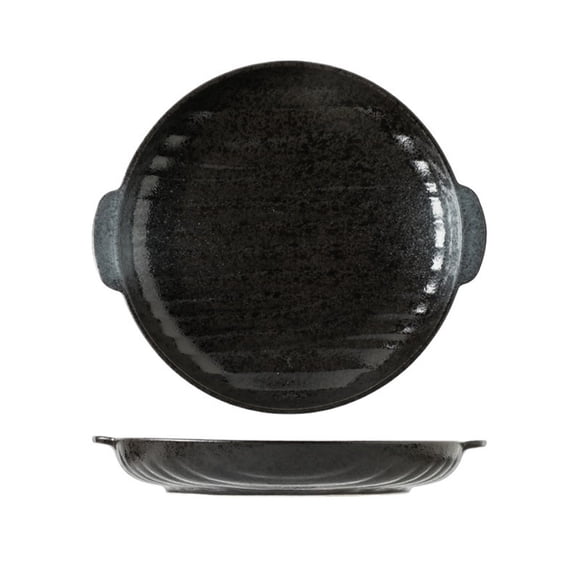 Plateau de Cuisson Ménager en Céramique à Double Oreille, Four à Micro-Ondes, Ustensiles de Cuisson, Grand Bol à Nouilles