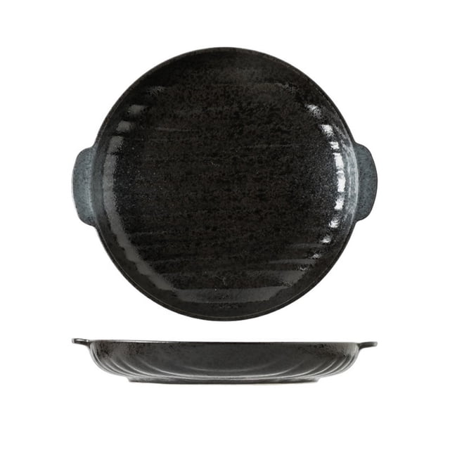 Ceramic Double Ear Household Baking Tray, Microwave Oven, Baking Utensils, Wide Noodle Bowl