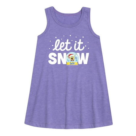 

SpongeBob SquarePants - Let It Snow - Toddler and Youth Girls A-line Dress