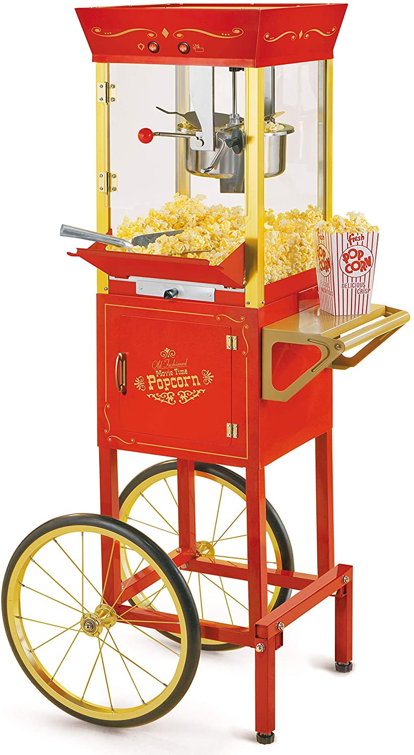 how to clean nostalgia popcorn machine