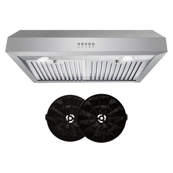 Cosmo Range Hoods UC30 30 in. 380 CFM Ductless Under-Cabinet Range Hood