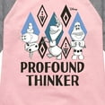 thumbnail image 3 of Frozen 2 - Profound Thinker - Toddler And Youth Girls Raglan Graphic T-Shirt, 3 of 4