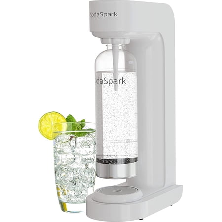 Soda Maker with BPA Free Bottle - CO2 Powered One Touch Fizz Control - Fresh Sparkling Water Maker - Homemade Sparkle Seltzer Soda Streaming Machine, Carbonated Water Machine [C02 NOT INCLUDED]
