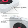thumbnail image 4 of facefd Bluetooth 4.2 Wall Mounted CD Player with Remote Control ABS Plastic Wireless Audio Boombox, 4 of 5