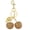 Gold-B, variant on Leather Keychain for Airtag, Cute Protective Keychain Holder Compatible with Apple Air Tag,GPS Case Cover for Keys