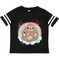 thumbnail image 3 of Inktastic Sloth Yoga Rainbow Girls Toddler T-Shirt, 3 of 5