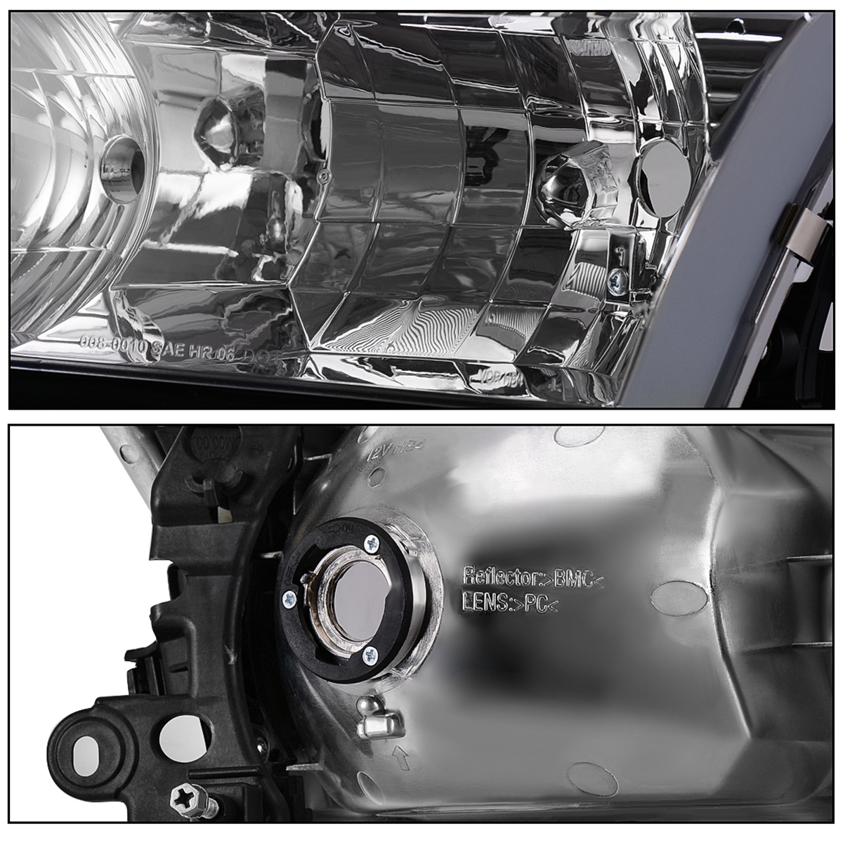 RVNI For 2000-2001 Toyota Camry Headlights Headlamp w/ Corner Lights 4Pcs LH+RH Set