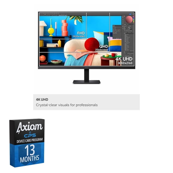 Samsung 27-in Computer Monitor - LS27H70DEANXZA (2026)   13-Month Axiom Care