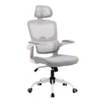 thumbnail image 1 of Silla Oficina de Respaldo Alto Ergonómica, Color Gris, para Hogar u Oficina HOMEMAKE FURNITURE Moderno, 1 of 7