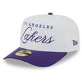 thumbnail image 3 of Men's New Era White/Purple Los Angeles Lakers 2025 NBA Draft A-Frame 59FIFTY Fitted Hat, 3 of 5
