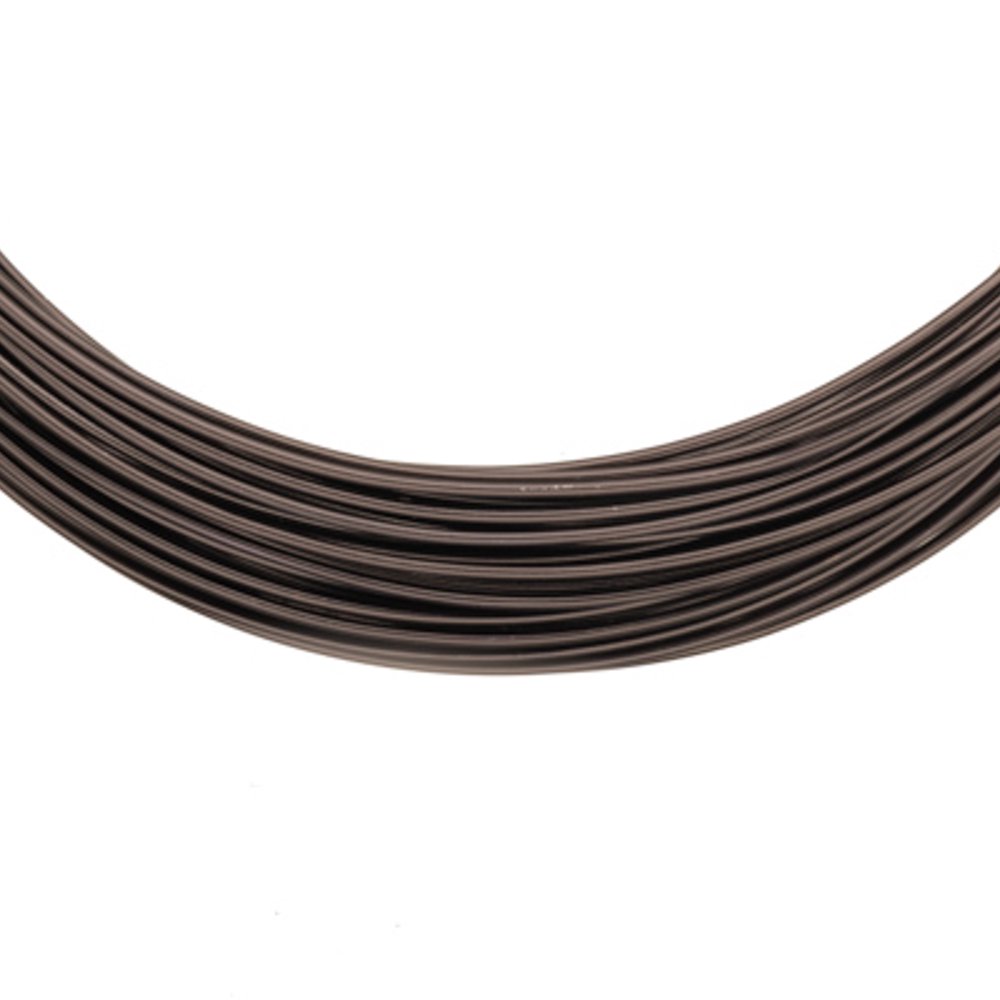 Aluminum Beading Wire, Anodized Black 18 Gauge 48Foot Coil/pack (3