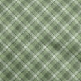 thumbnail image 1 of oneOone Cotton Poplin Twill Olive Green Fabric Check Dress Material Fabric Print Fabric By The Yard 56 Inch Wide, 1 of 4