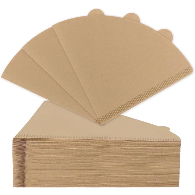EcoNesxp 200pcs cone coffee filter coffee filter disposable sheets unbleached 02 cone coffee filter