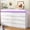 White, variant on Blotout 9 Drawer Dresser with LED Lights & Charging Station, 63" Wide Modern Wood Chest of Drawers Handle Free, LED Black Dresser for bedroom, Living Room, Entryway, Hallway