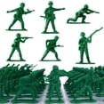 thumbnail image 1 of Set Toy Soldiers HAPTIME Classic Green Army Men 50 piezas para niños, 1 of 7