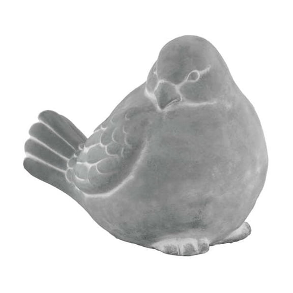 Urban Trends Collection 5" Cement Sitting Bird Figurine