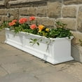 thumbnail image 4 of MAYNE 5824W 5-Foot Fairfield Window Planter Box with Brackets - White, 4 of 5