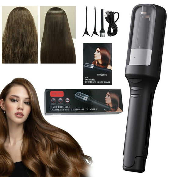 Hair Ends TrimmerHair Ends Trimmer Split Remover Dry Damaged Brittle Automatic Trim Split For Women Cordless Hair Cutting Machine