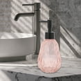 thumbnail image 6 of Unique Bargains 1 Pc Durable Argyle Pattern Soap Dispenser 11.84oz Orange Black, 6 of 6