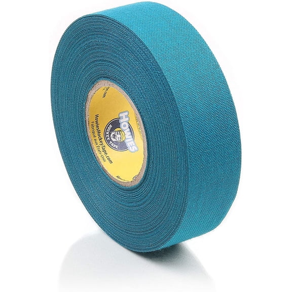 Howies Hockey - Teal Hockey Tape 1 Pack - Cloth Stick Tape - Strong, Long-Lasting Adhesive for Stick Blade, Lacrosse, Baseball - 1 Inch x 20 Yards - Professional Quality