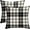 White Black, variant on Hello Sunshine Summer Decorative Throw Pillow Covers Sunflower Bee Farmhouse Yellow Square Pillow Coves for Outdoor Patio Sofa Bedroom Car 20x20 Inch