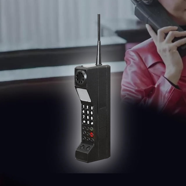 Adorno de teléfono de retro, regalo de modelo de teléfono antiguo, modelo de teléfono celular antiguo de los años 80 y 90