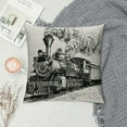 thumbnail image 2 of BCIIG Train Pillow, Train Decor Pillow Covers 18x18, Train Pillow Cushion, Train Themed Room Decor, Gifts for Train Lovers,Train Gifts for Men, Train Decor Linen Cushion Cover for Sofa, 2 of 5