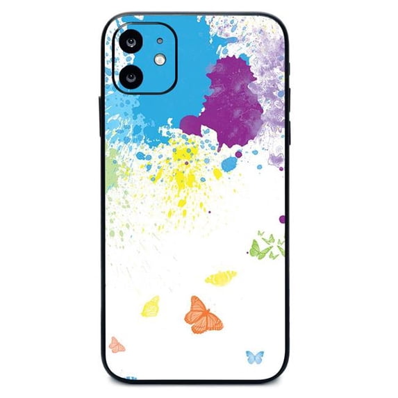 MightySkins APIPH11-Splash Of Color Skin Decal Wrap for Apple iPhone 11 Sticker - Splash of Color