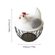 thumbnail image 3 of Uuiauoio Chicken Wire Egg Baskets, Rustic Metal Egg Baskets for Fresh Eggs, Egg Holder Countertop Basket with, 3 of 6