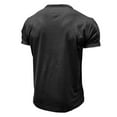 thumbnail image 3 of Sngxgn Mens Slim Fit Short Sleeve Workout T-Shirts Casual Gym Tops T-Shirts Jogging Shirts for Men(Black,S), 3 of 5