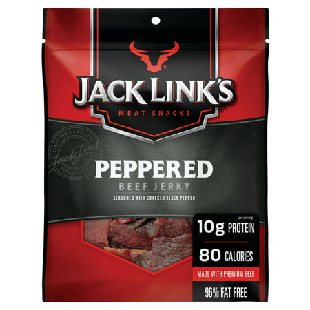 Branded Jack Link's Peppered Beef Jerky (3.25 oz., 4 ct.) - [Qty Discount / Wholesale
