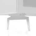 thumbnail image 4 of SONOROUS Studio ST-360 I/R Friendly Wood and Glass Modern TV Stand with Spike Metal Legs for Sizes up to 75" (Modern Design Cabinet For Your Audio/Video Components and Consoles) - WHITE, 4 of 7